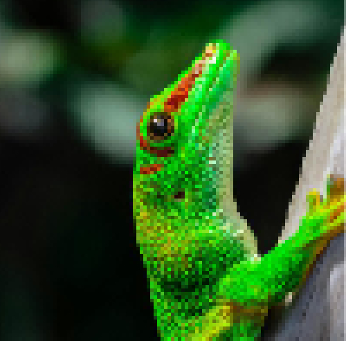 Blurry, low-resolution image example